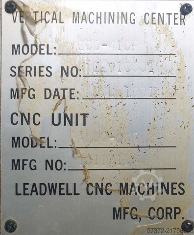 Centro de mecanizado CNC vertical Leadwell ECOCENTER-V 410P