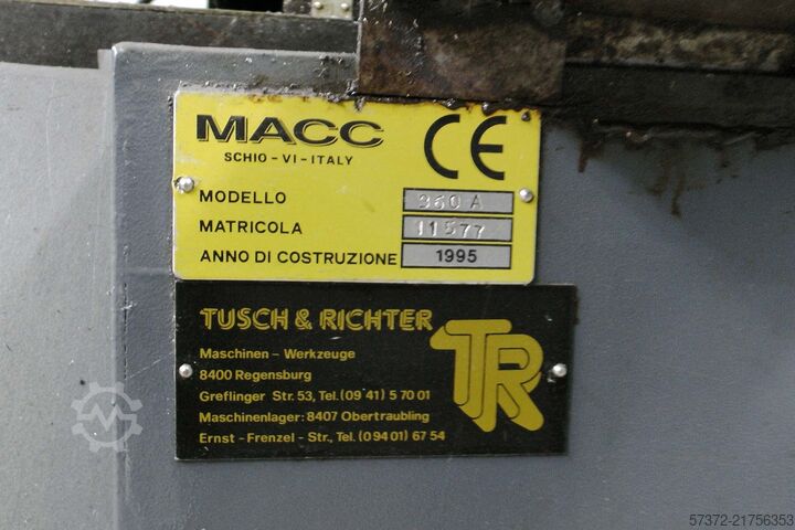 Piła taśmowa CNC MACC 360 A