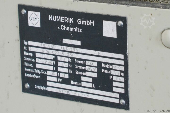 Fraiseuse universelle CNC Fritz Heckert FQ 560