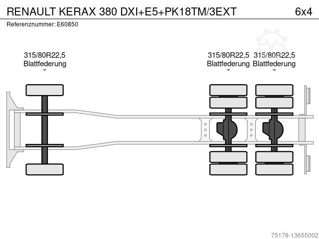 Renault KERAX 380 DXI E5 PK18TM/3EXT