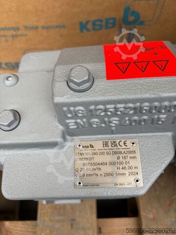  KSB ETANORM SYT ETNY065-040-200 NOWA 2024 25 6 m3 h 46 m