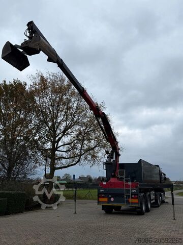 Kipper AJK KRAANTRAILER MET RADIO REMOTE VOOR ZAND!!