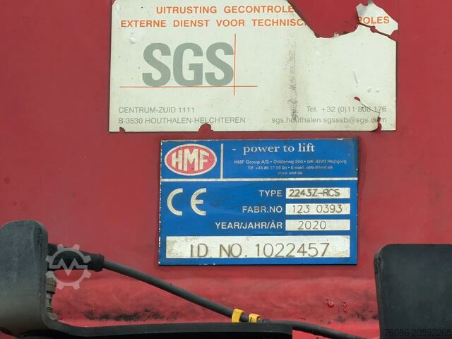 Kipper AJK KRAANTRAILER MET RADIO REMOTE VOOR ZAND!!