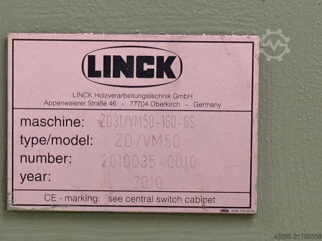 Komplett sågverk (stationärt) Linck VM50,