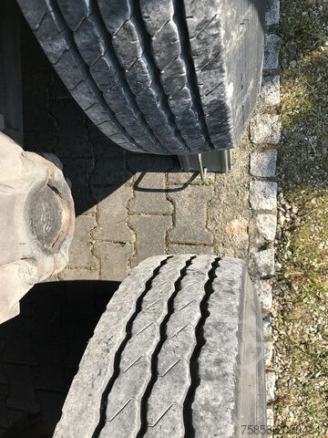 Remorque avec plateau & bâche SCHMITZ 3Achser Bundeswehr mit HU+SP TOP Zustand