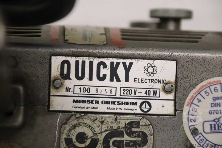 Justerbar maskinskærebrænder Messer Griesheim Quicky Electronic