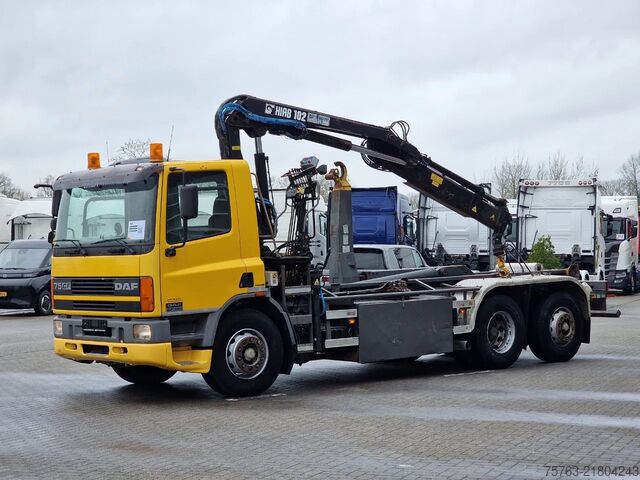 Kabl DAF CF 250 6x2*4 - Hooklift - HIAB 102 Crane - Manu...