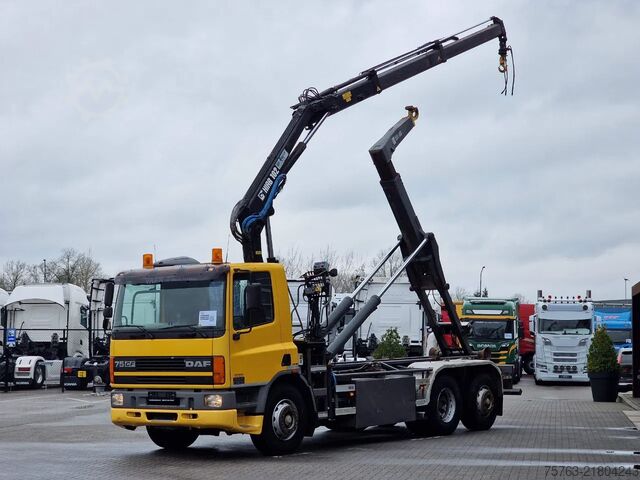 Kabl DAF CF 250 6x2*4 - Hooklift - HIAB 102 Crane - Manu...
