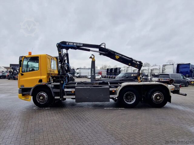 Kabl DAF CF 250 6x2*4 - Hooklift - HIAB 102 Crane - Manu...