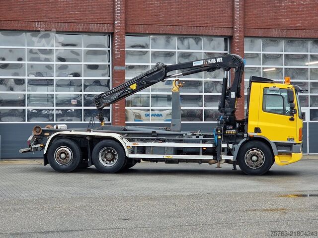 Kabl DAF CF 250 6x2*4 - Hooklift - HIAB 102 Crane - Manu...