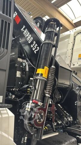 Camion-benne tricar MAN TGS  33.520 6X6 NEU 3-S-KIPPER BORDMATIK HIAB KRAN X-352E HIPRO, MIETKAUF MGL