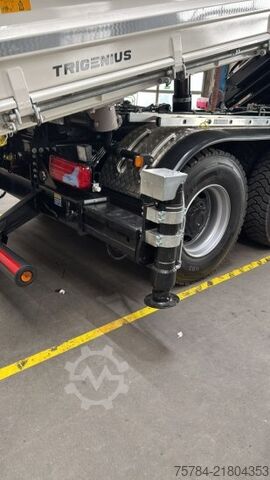 Camion-benne tricar MAN TGS  33.520 6X6 NEU 3-S-KIPPER BORDMATIK HIAB KRAN X-352E HIPRO, MIETKAUF MGL