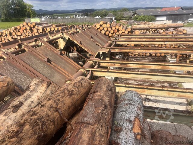 Μονάδα τροφοδότησης κορμών με πριόνι κοπής και κιβώτιο απορρίψεως Springer Springer