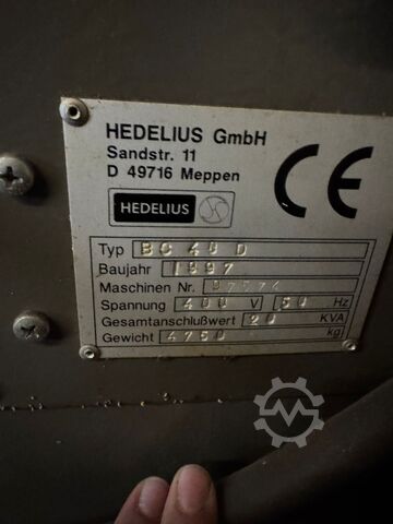 CNC Vertikal Bearbeitungszentrum Hedelius BC 40 D/20