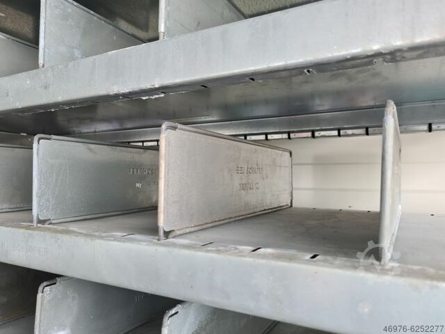 Scheidingswand verdelers SSI Schäfer / 365x100 mm (LxH) Fachteiler / verzinkt