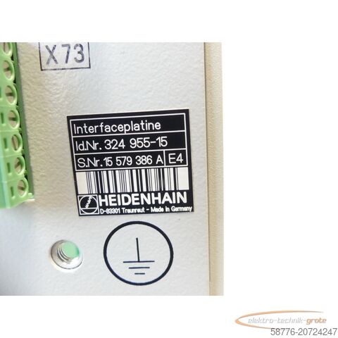 Component Heidenhain 324 955-15 Interfaceplatine SN: 15 579 386 - generalüberholt mit 3 Monaten Gewährleistung-