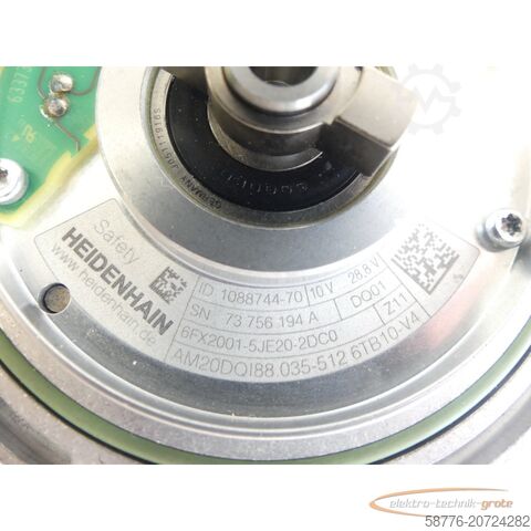 Heidenhain component Heidenhain 6FX2001-5JE20-2DC0 DQ01 . 1088744-70 SN:73 756 194 A