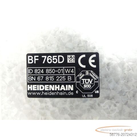 Component Heidenhain BF 765D Display ID 824 850-01 W4 SN 67815225B -  -