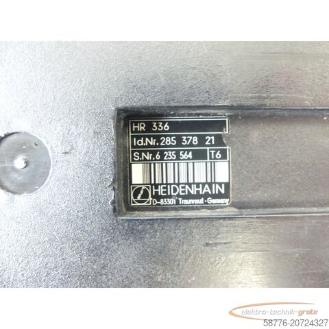 Component Heidenhain HR 336 . 285 378 21 Elektronisches Handrad