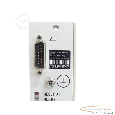 Componenta Heidenhain Id. 324 952-11 Interfaceplatine SN:8592093A - generalüberholt mit 3 Monaten Gewährleistung-