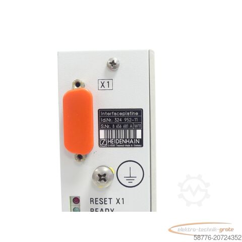 Komponent Heidenhain Id. 324 952-11 Interfaceplatine SN:8656681A - generalüberholt mit 3 Monaten Gewährleistung-