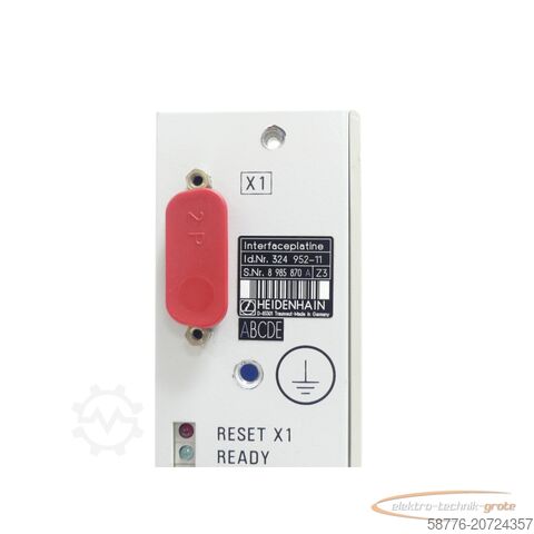 Componenta Heidenhain Id. 324 952-11 Interfaceplatine SN:8985870A - generalüberholt mit 3 Monaten Gewährleistung-