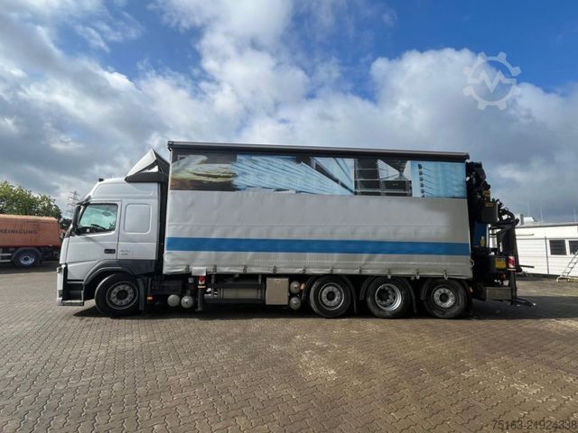 Grúa montada en camión VOLVO FM 420 8x2/4 Pritsche Heckkran 34m/t, Funk, Jib