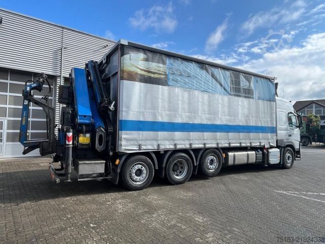 Grúa montada en camión VOLVO FM 420 8x2/4 Pritsche Heckkran 34m/t, Funk, Jib