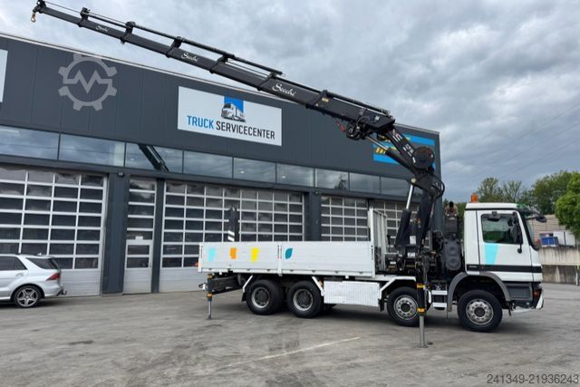 Żuraw samochodowy MERCEDES-BENZ Actros 3248 8x4 Hiab 477-6 SWS Kran/Haken