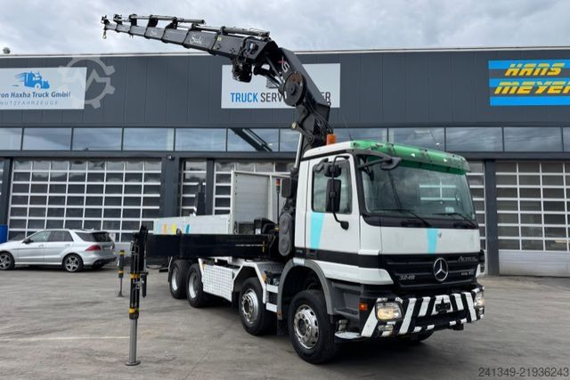 Żuraw samochodowy MERCEDES-BENZ Actros 3248 8x4 Hiab 477-6 SWS Kran/Haken