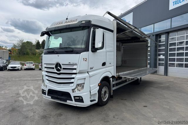 Camion à usage spécial MERCEDES-BENZ Actros 1842 mit Seitenöffnung und Kran