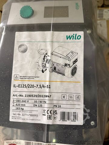 Pompa a vuoto Wilo IL-E 125/220-7,5/4-S1