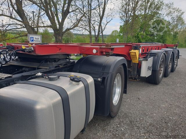 Naczepa otwarta z plandeką FLIEGL SDS 380 Chemie 20ft 725mm Überhang