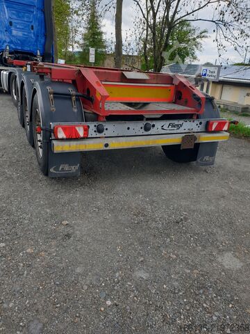 Naczepa otwarta z plandeką FLIEGL SDS 380 Chemie 20ft 725mm Überhang