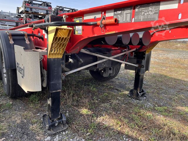 Návěs kontejnerový podvozek FLIEGL SDS 380 Chemie 20ft 725mm Überhang