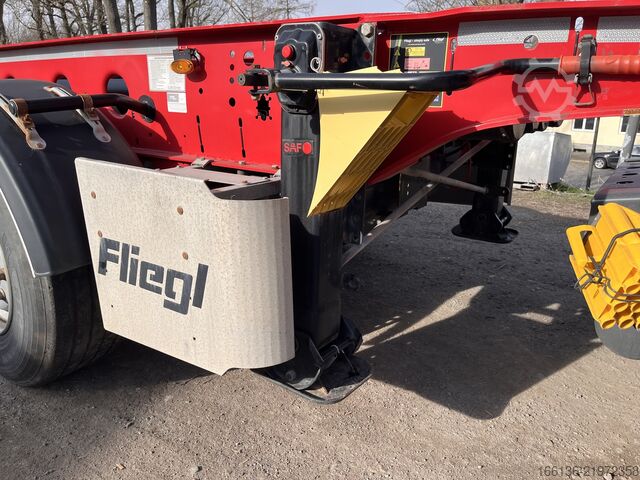 Návěs kontejnerový podvozek FLIEGL SDS 380 Chemie 20ft 725mm Überhang