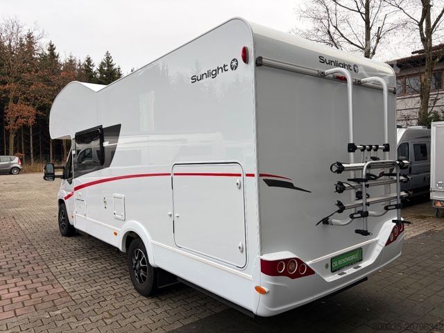 Alkoof camper SUNLIGHT A 70 + Markise + Navi + Kamera + gr. Kühlschrank