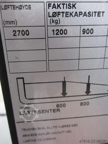 2012 TOYOTA BT SWE120 - 841 BT SWE120