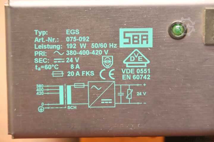 Transformator 192 W SBA EGS 474/16/OJ