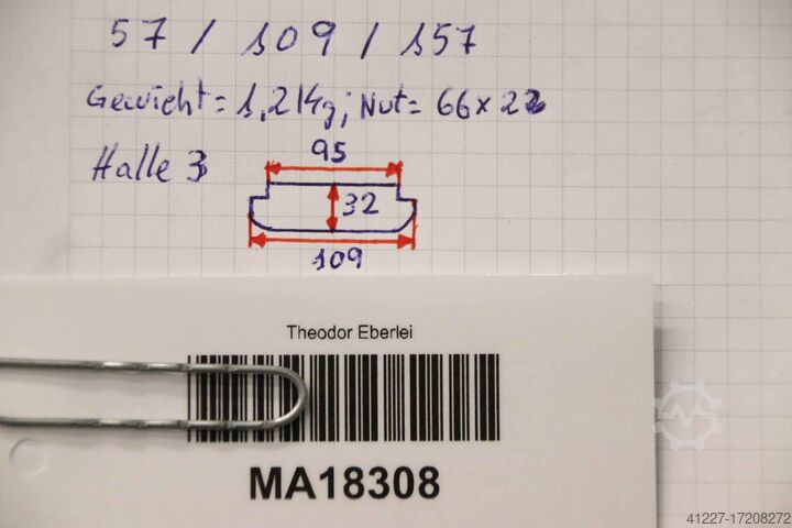 Onderste ring unbekannt Spannbreite 95 mm