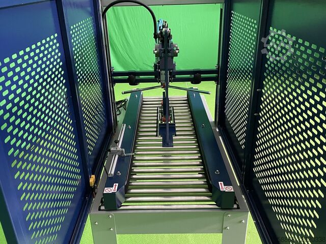 Seladora de caixas de cartão para caixas abertas Kartonverschließmaschine min. B115/H110 MH-FJ-3A mit Deckelverschließmechanismus