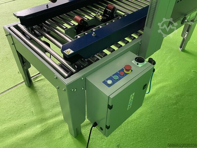 Seladora de caixas de cartão para caixas abertas Kartonverschließmaschine min. B115/H110 MH-FJ-3A mit Deckelverschließmechanismus