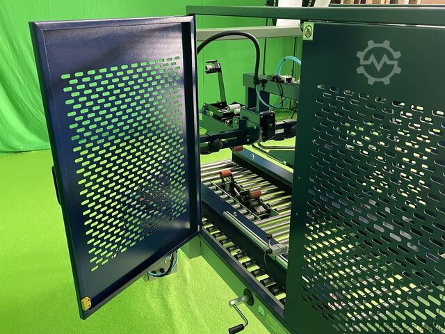 Seladora de caixas de cartão para caixas abertas Kartonverschließmaschine min. B115/H110 MH-FJ-3A mit Deckelverschließmechanismus