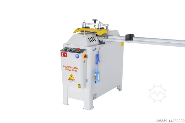 De Dubbele Reeks van de Hoofdmachine van pvc PLASTMAK PVC ALÜMİNYUM İŞLEME MAKİNALARI PVC ÇİFT KAFALI MAKİNE SETİ