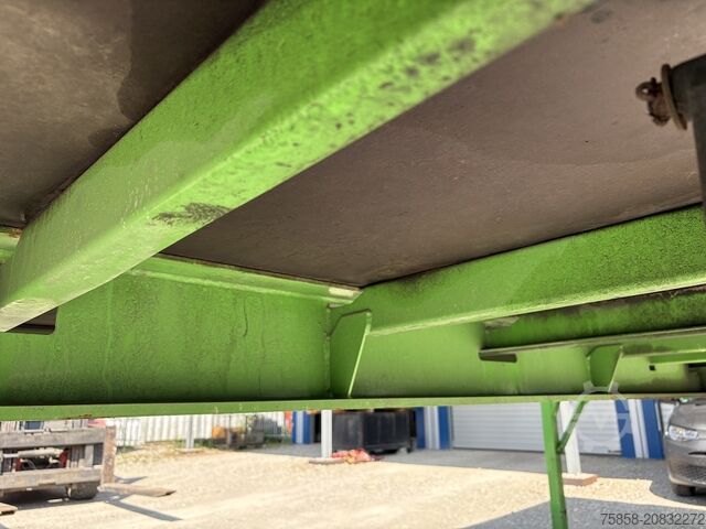 Swap body with flatbed Krone Baustoff 7,45 Multilockrahmen Türen