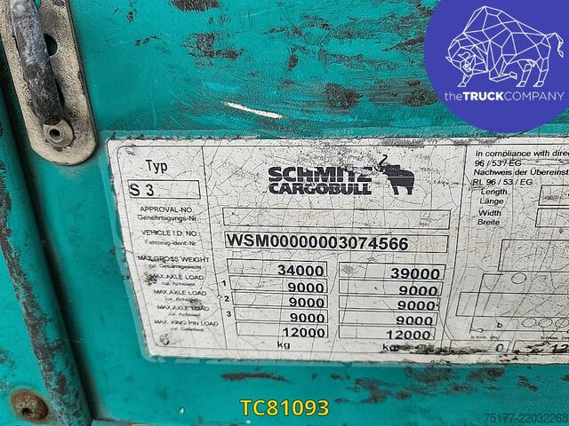 Schuifzeilen Schmitz Cargobull 