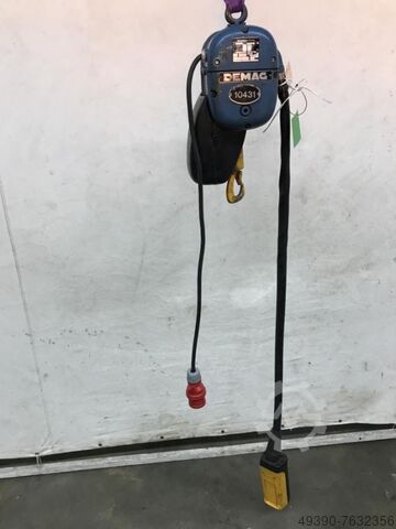E-Kettenzug, Elektro Hubwerk, Kran 125 kg, Elektrohubwerk, Elektrischer Kettenzug, Elektrokettenzug DEMAG PK1N-F
