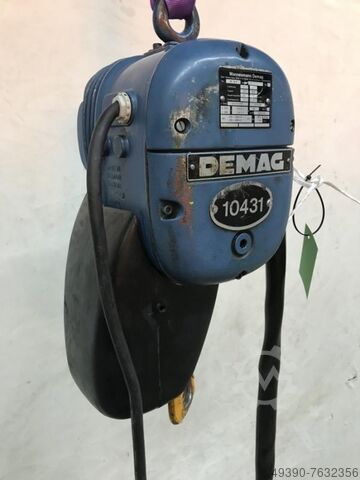 E-Kettenzug, Elektro Hubwerk, Kran 125 kg, Elektrohubwerk, Elektrischer Kettenzug, Elektrokettenzug DEMAG PK1N-F