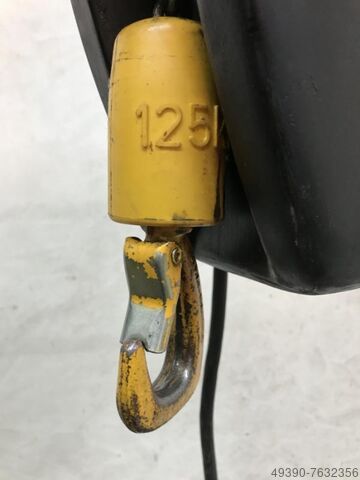 E-Kettenzug, Elektro Hubwerk, Kran 125 kg, Elektrohubwerk, Elektrischer Kettenzug, Elektrokettenzug DEMAG PK1N-F