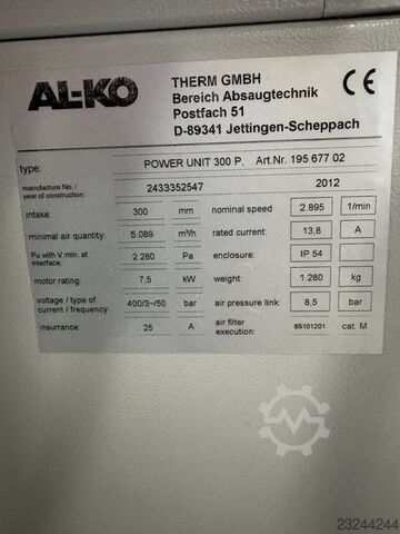 Mobil emiş sistemi AL-KO POWER UNIT 300